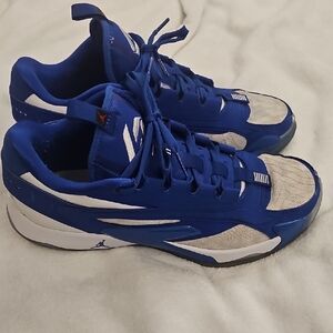 Air Jordan Luca 2 Blue and White Men's Shoes Size 12